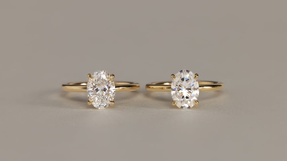 The Difference Between a Moissanite and a Diamond