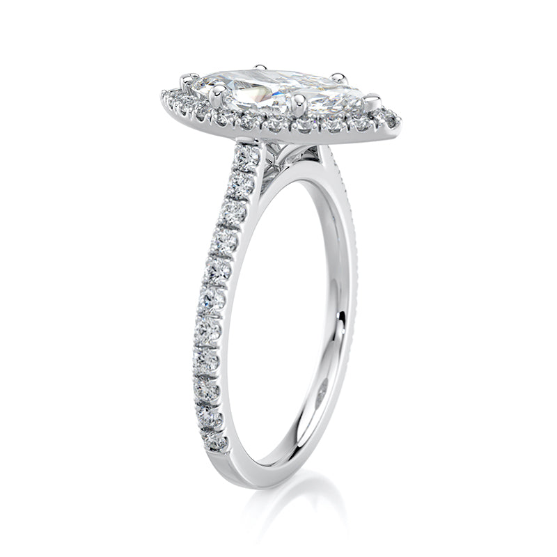 The Marquise Accent Halo