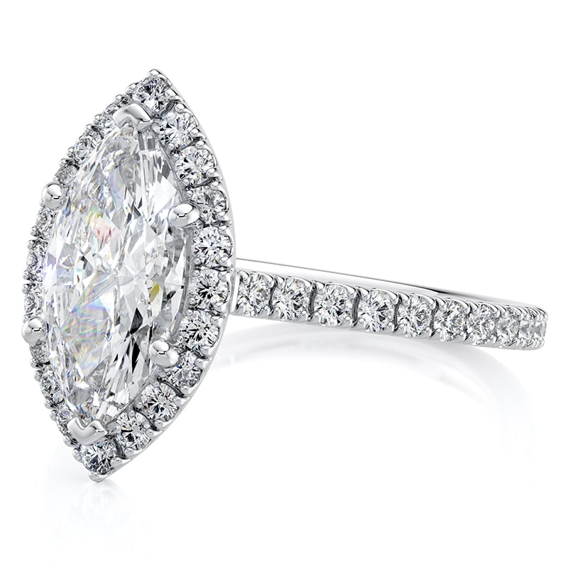 The Marquise Accent Halo