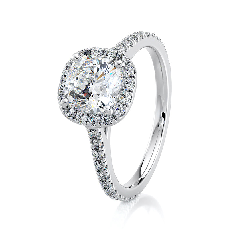 The Cushion Accent Halo