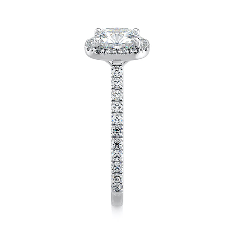 The Cushion Accent Halo