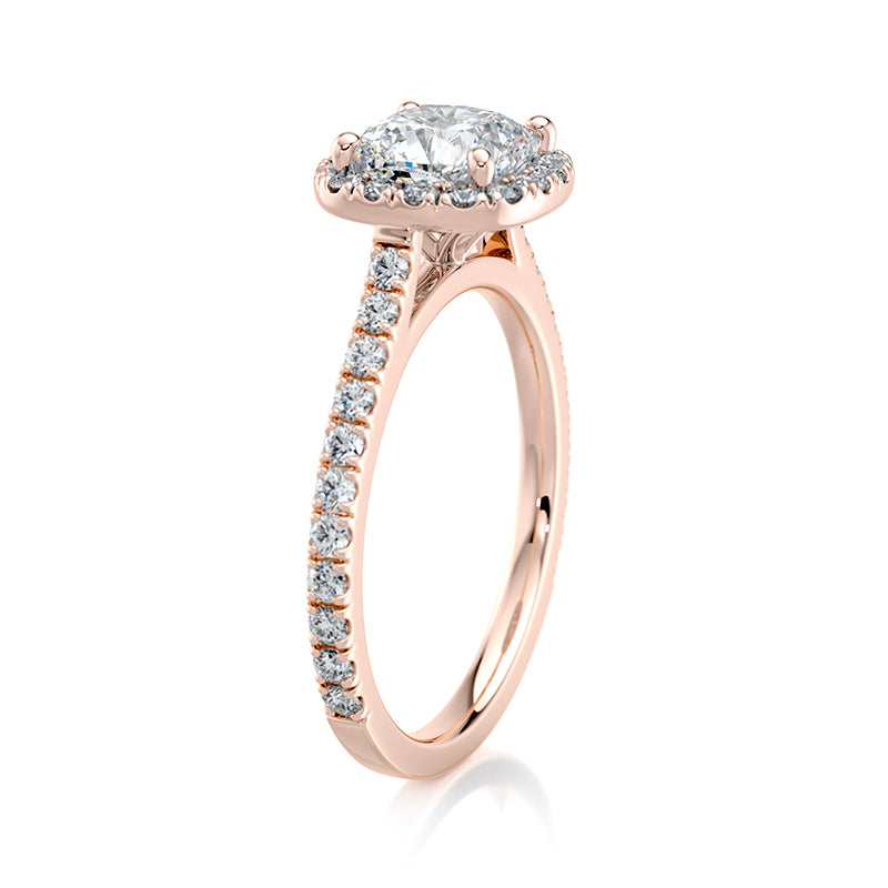 The Cushion Accent Halo
