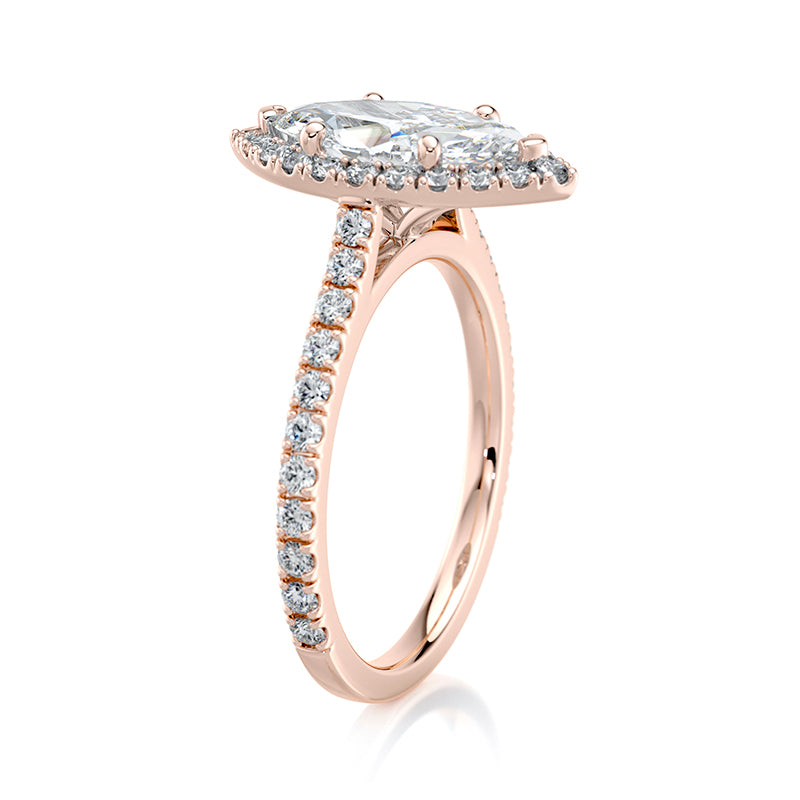 The Marquise Accent Halo