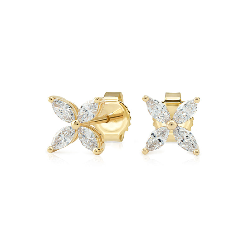 The Marquise Primrose Studs
