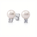 The Pearl & Diamond Studs