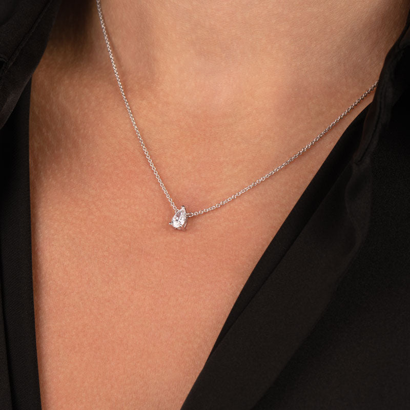 The Pear Prong Pendant