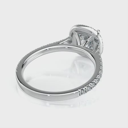 The Cushion Accent Halo