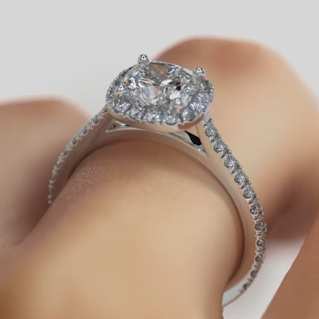 The Cushion Accent Halo