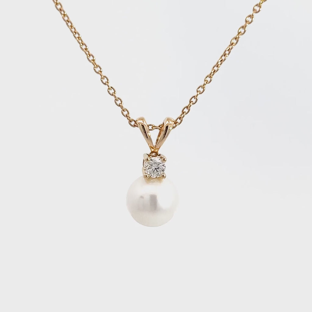 The Pearl & Diamond Pendant