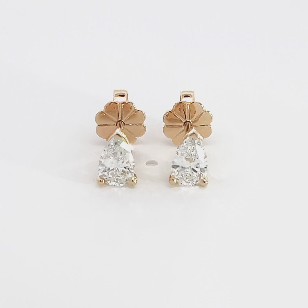 The Pear Basket Studs