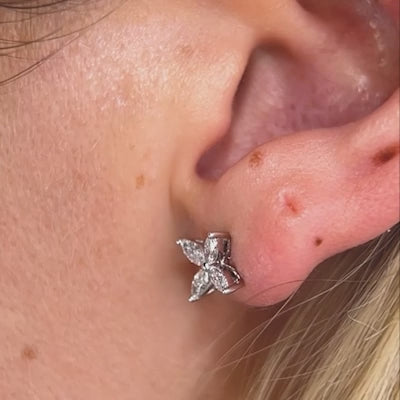 The Marquise Primrose Studs