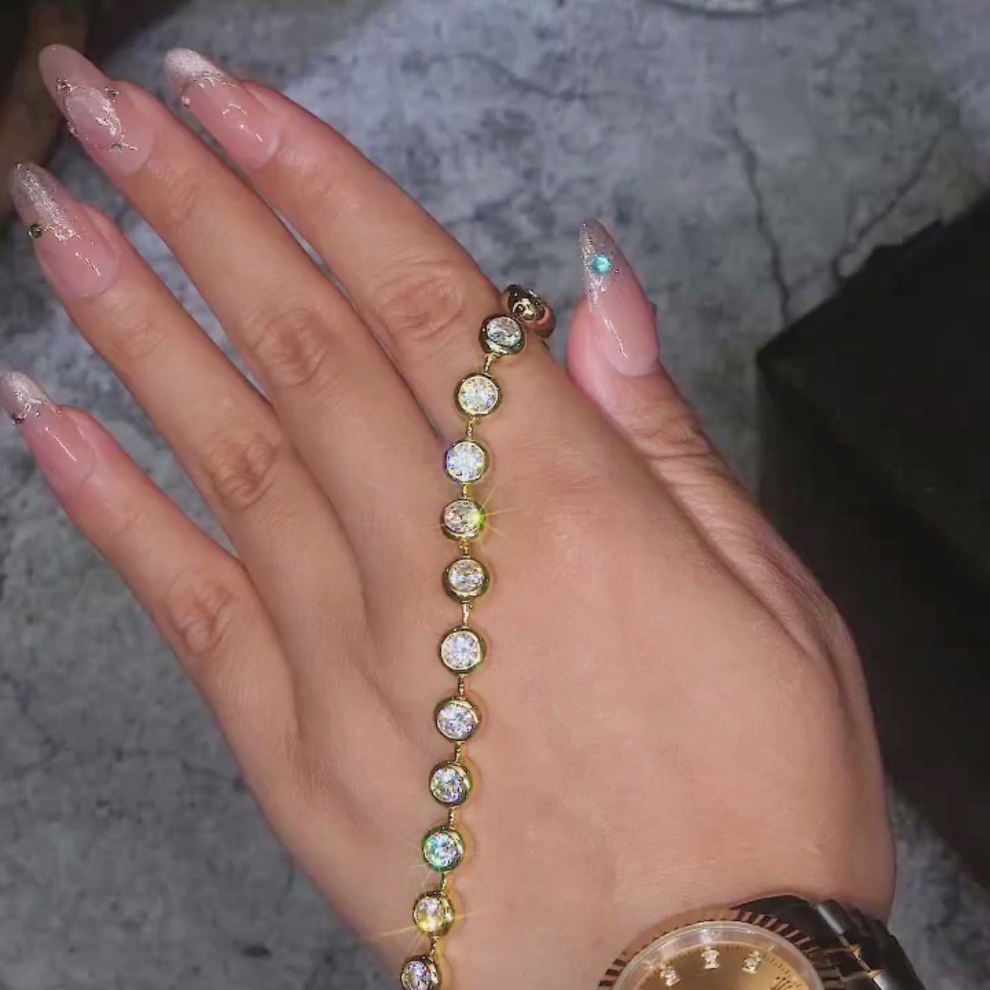 The Solid Tennis Bracelet