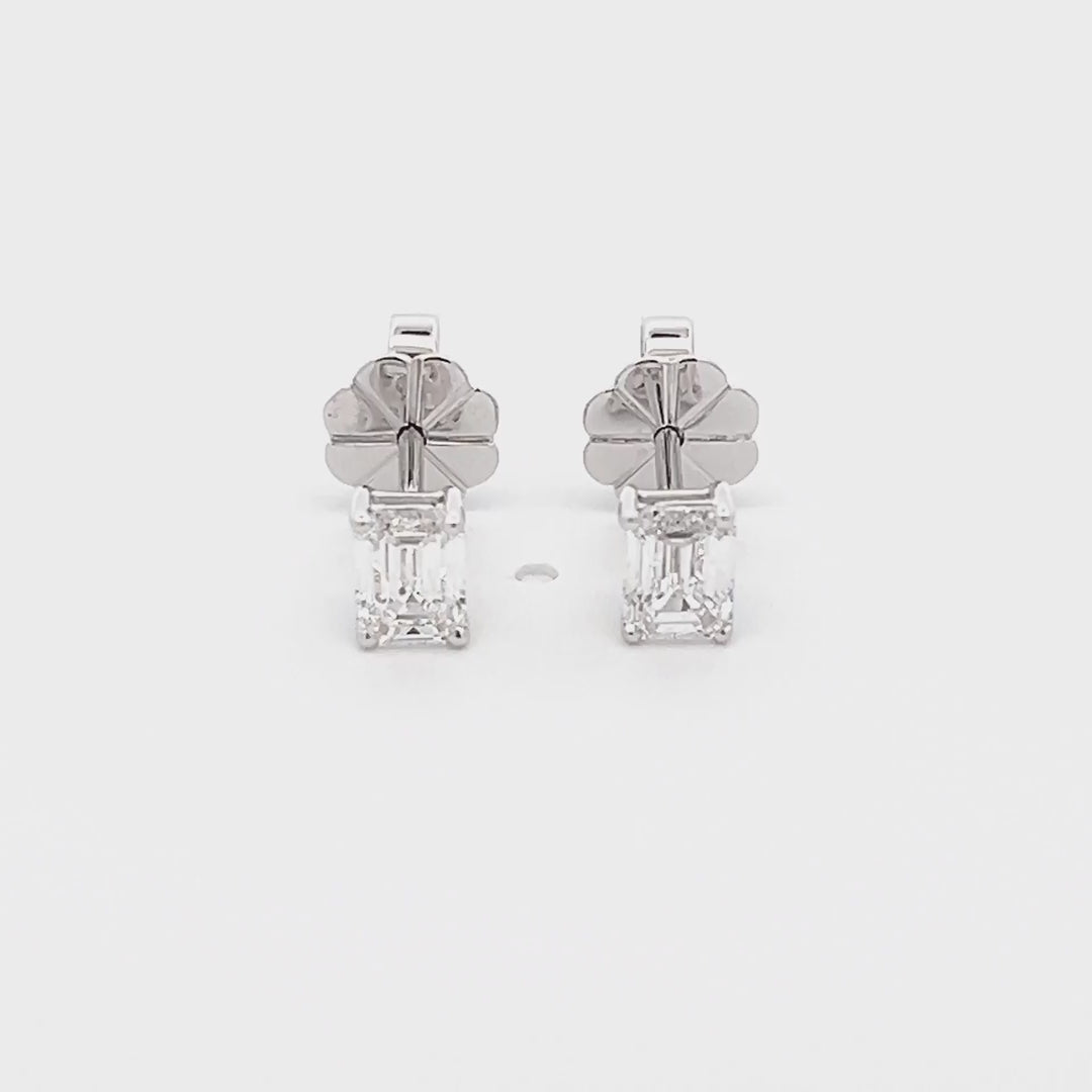 The Emerald Basket Studs