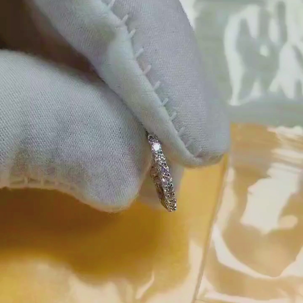 Inside-Out Pavé Hoops