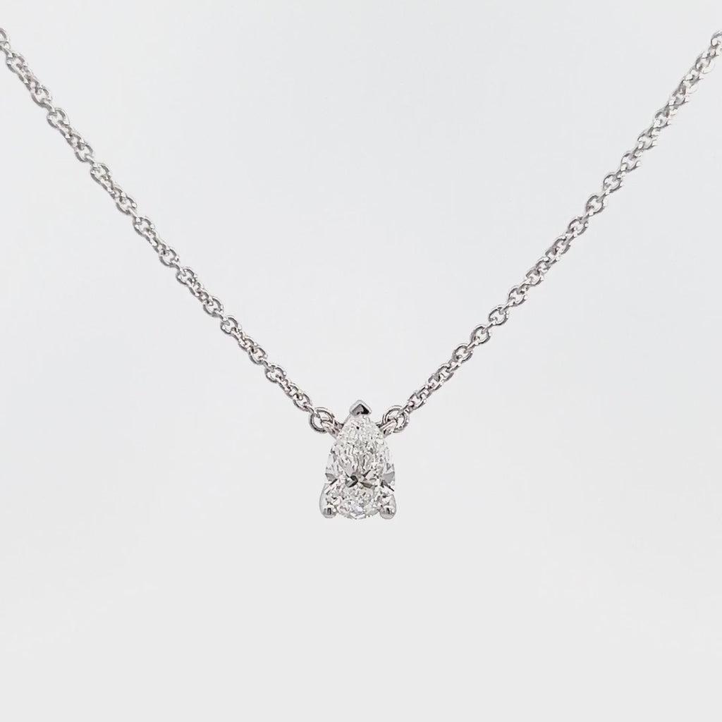 The Pear Prong Pendant