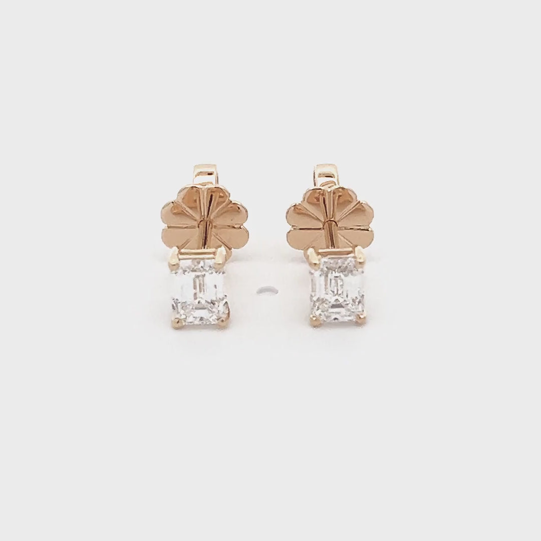 The Emerald Basket Studs