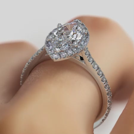 The Marquise Accent Halo