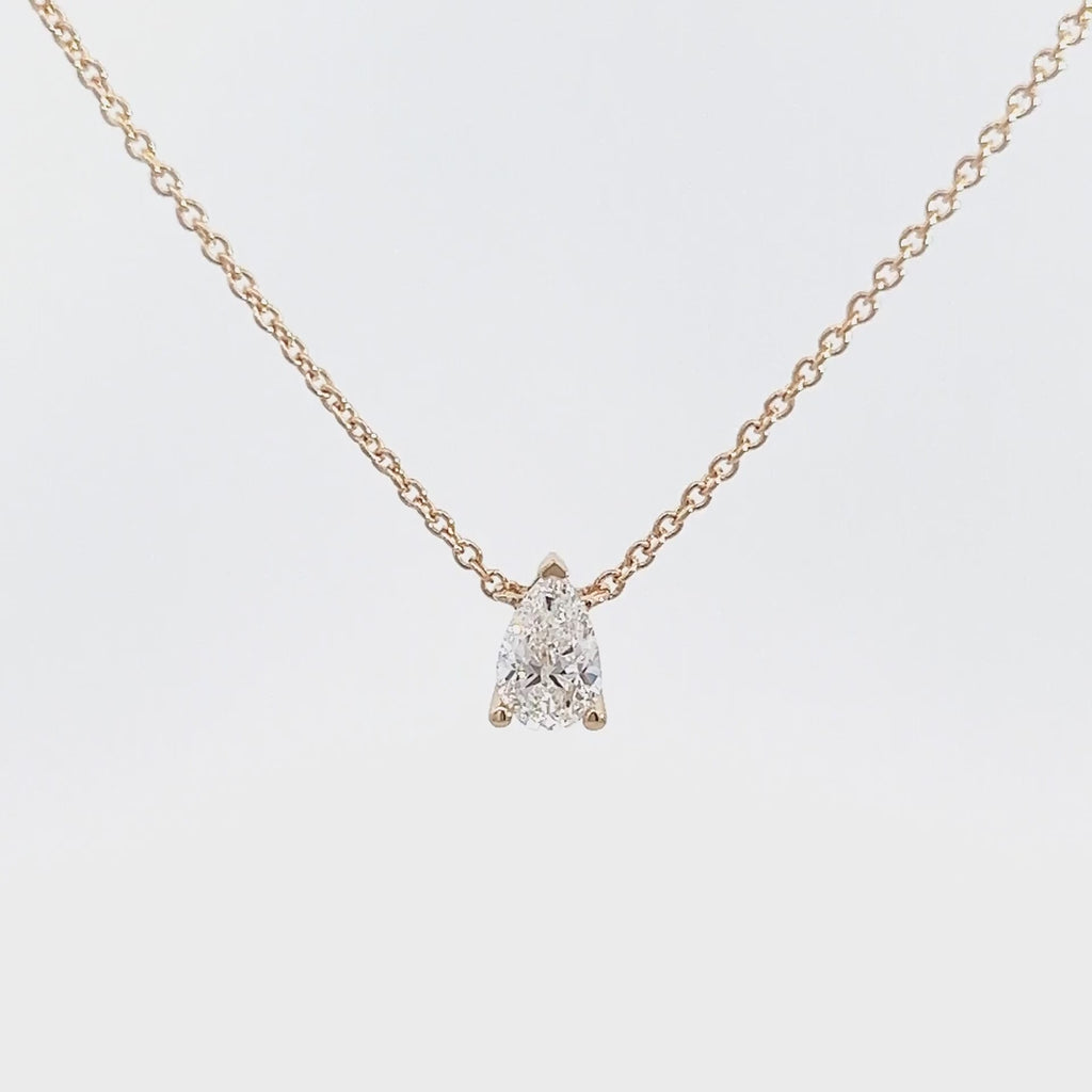 The Pear Prong Pendant
