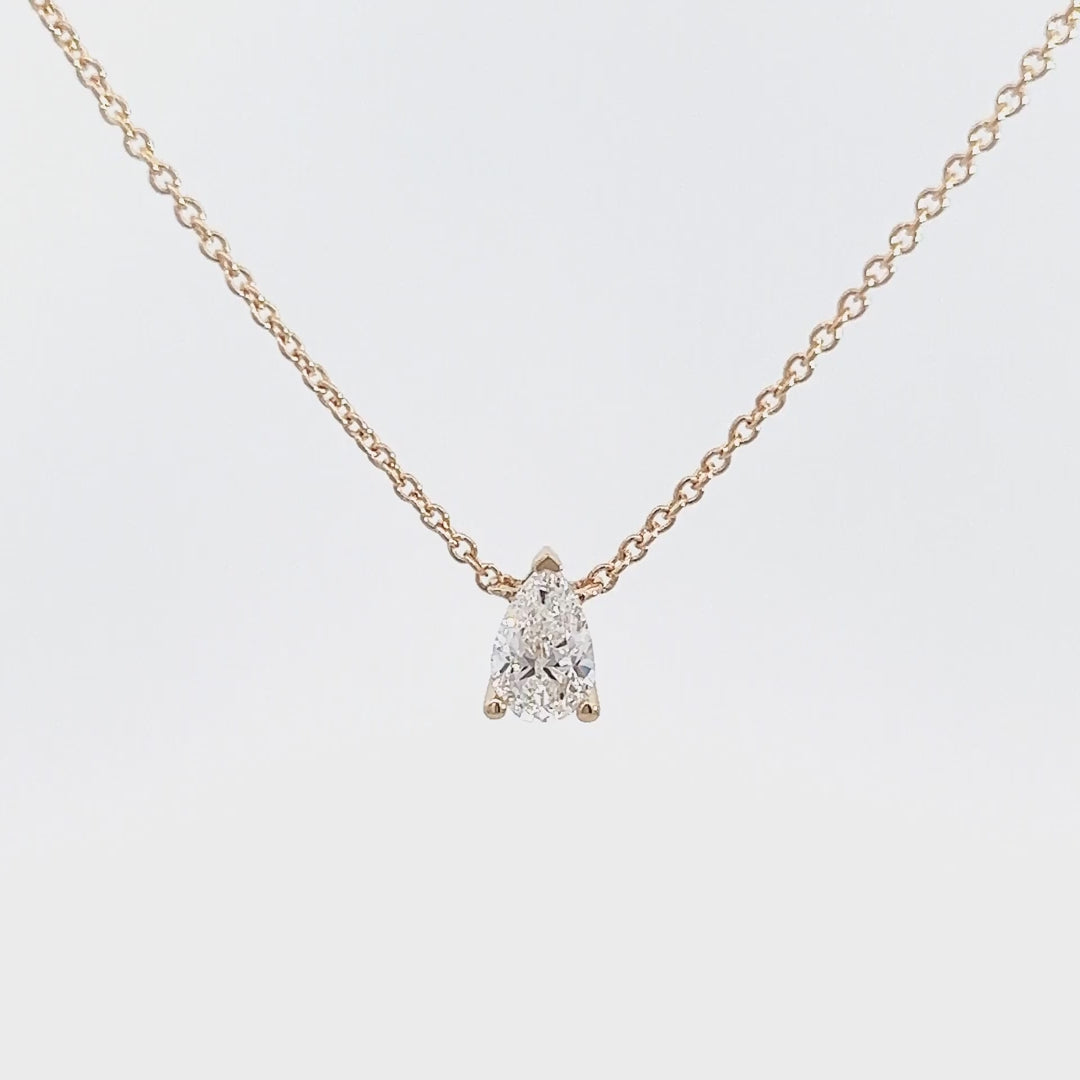 The Pear Prong Pendant