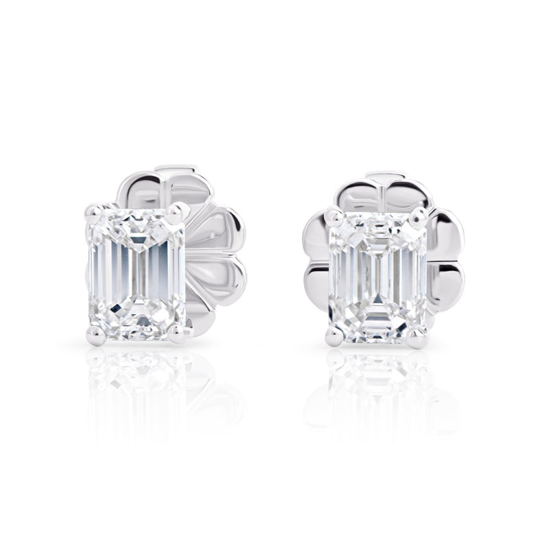 The Emerald Basket Studs