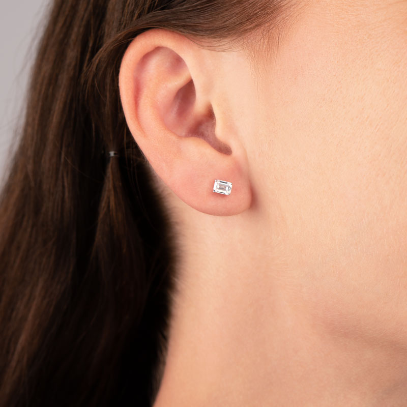 The Emerald Basket Studs