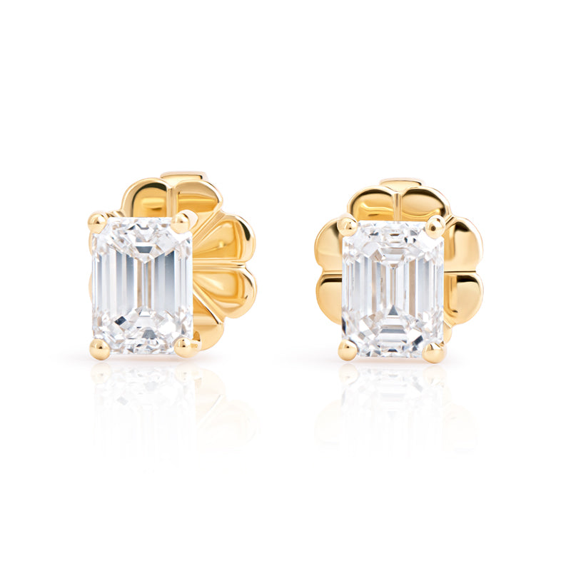 The Emerald Basket Studs